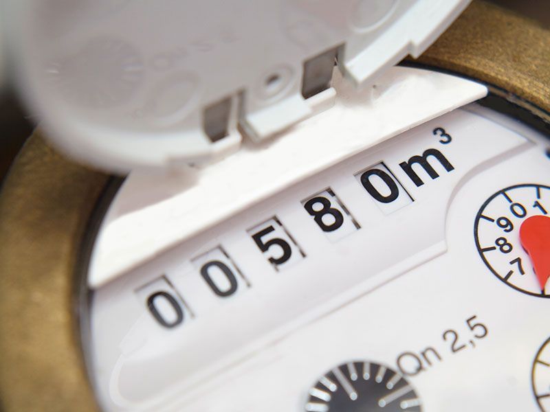 Wasserzähler ablesen